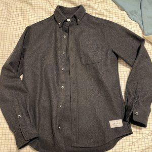 Anian Modern Melton Wool Charcoal size Medium